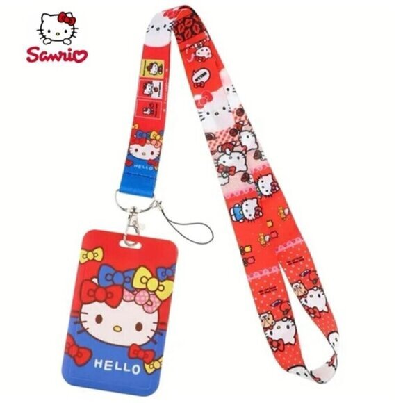 NWT Lot of 2 Hello Kitty Lanyards from Sanrio, Hello Kitty & Keroppi - Picture 3 of 3
